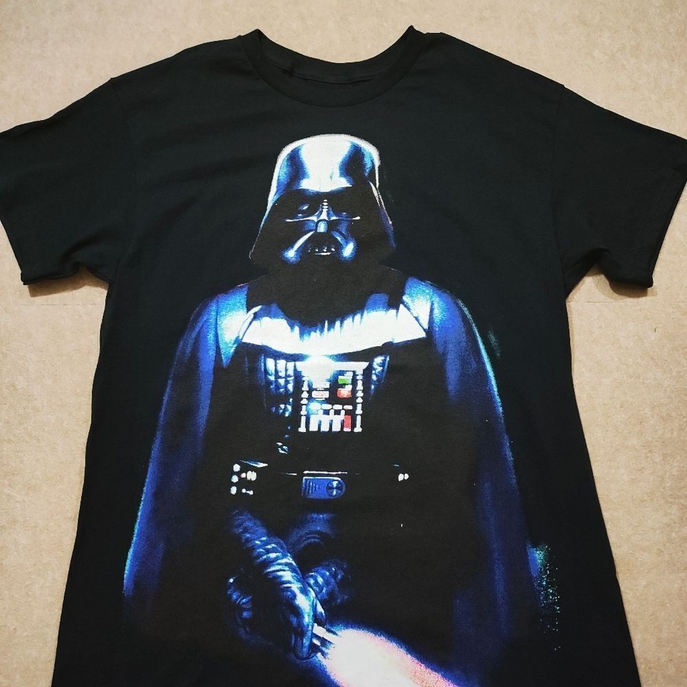 Star Wars Black Darth Vader Graphic T-shirt #6